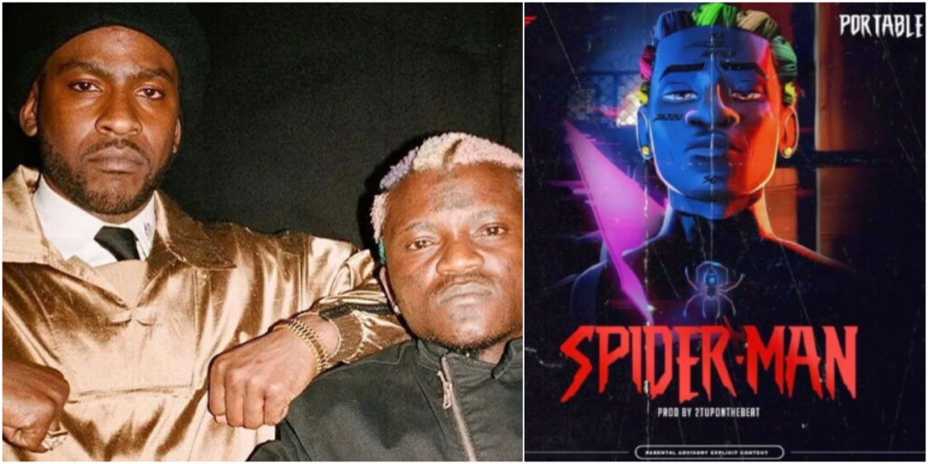 Skepta grooves to Portable's latest song 'Spiderman'