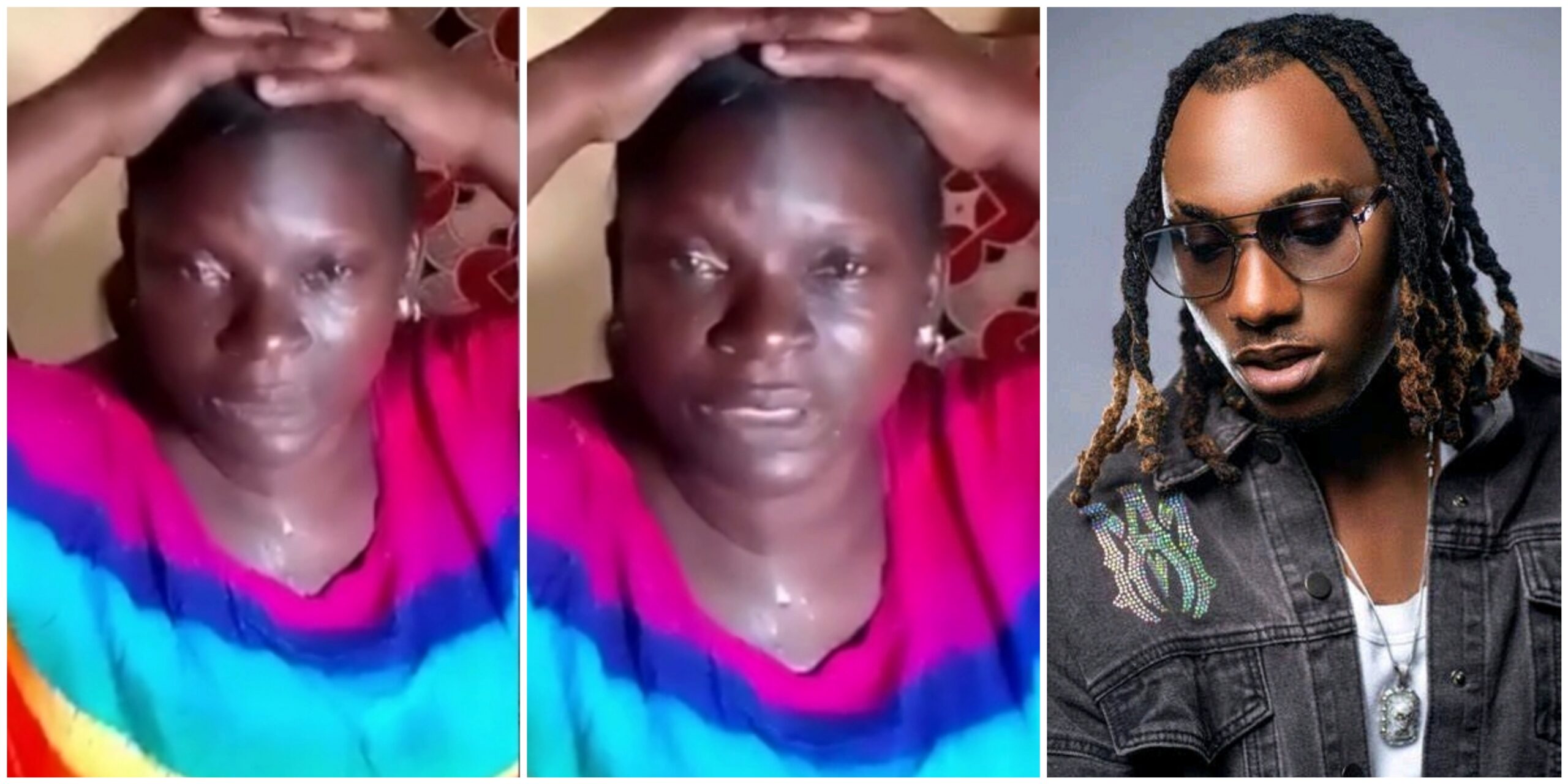 Please release him, he is my only child – Mother of abducted Nigerian Singer cries out (VIDEO)