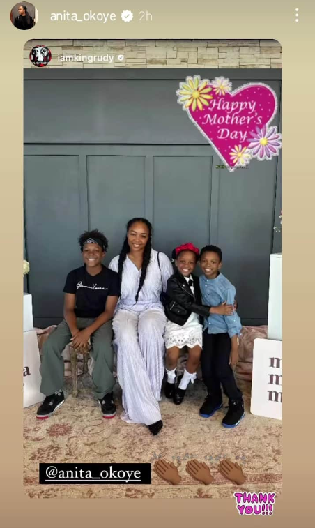 Paul Okoye celebrate ex-wife Anita on Mother’s day, she responds