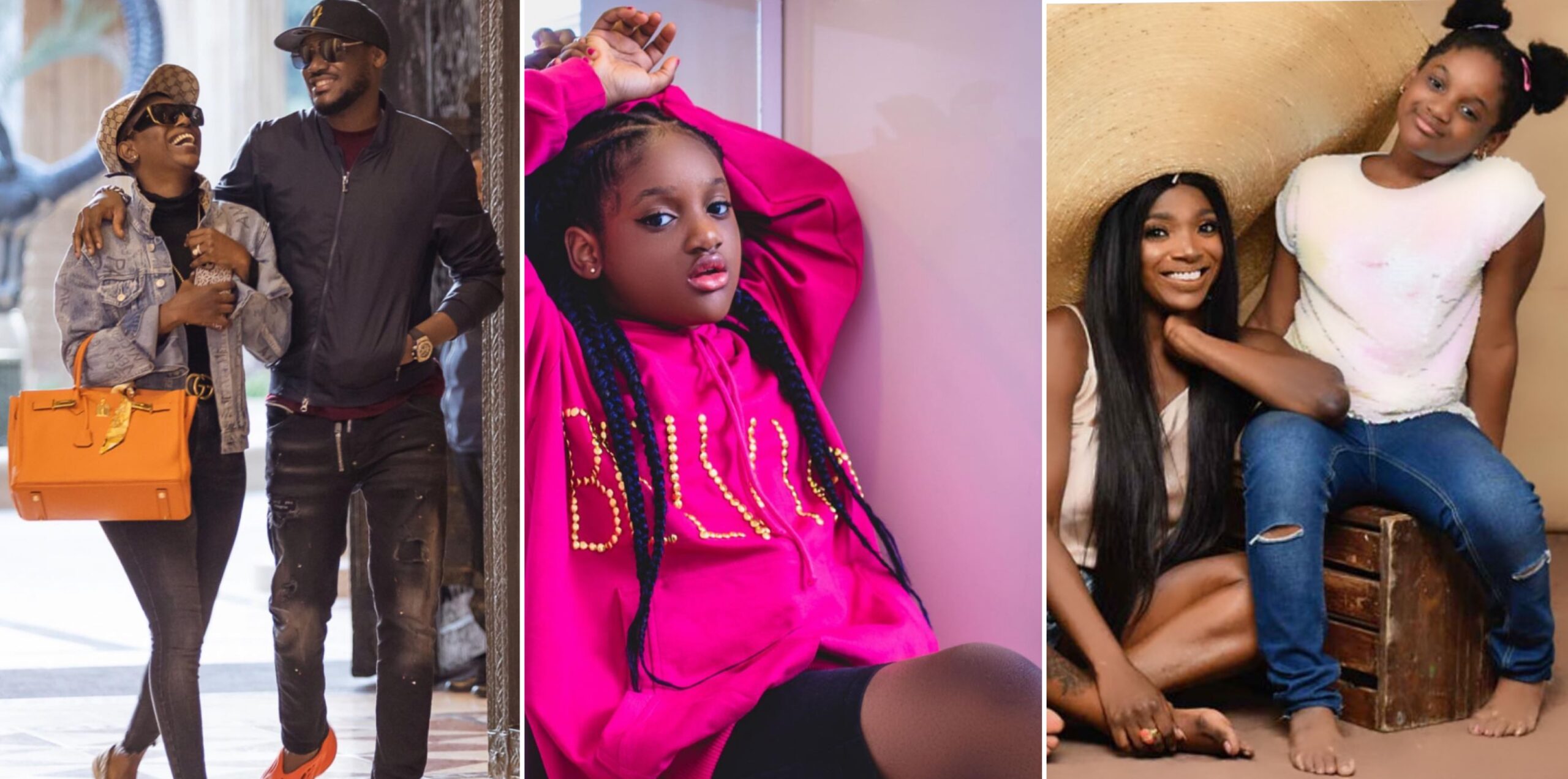 2Baba, Annie Idibia’s 10-year-old daughter makes Nollywood debut as movie producer