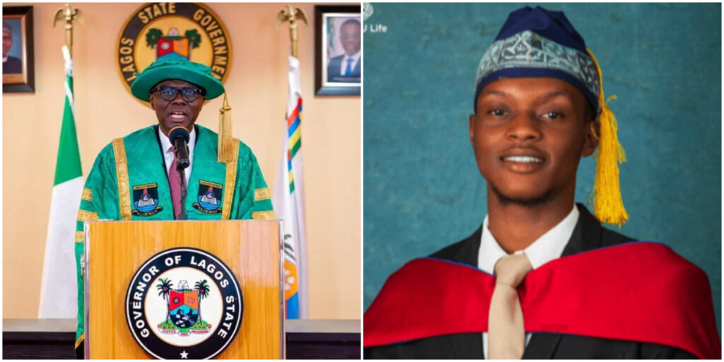 Governor Sanwo-Olu awards N10 million to LASU's overall best-graduating student