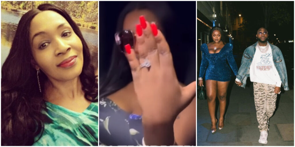 Kemi Olunloyo mocks Davido and Chioma over venue choice and engagement ring