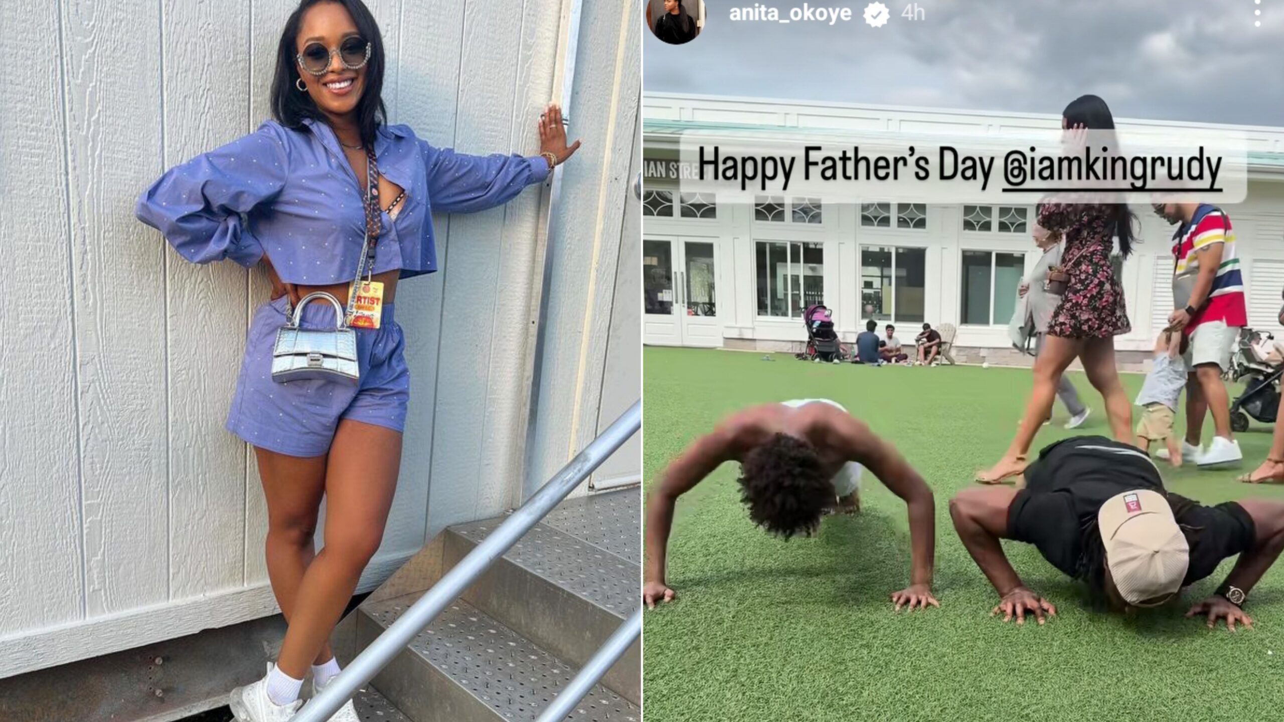 Anita Okoye for celebrating her ex, Paul Okoye on Father’s Day