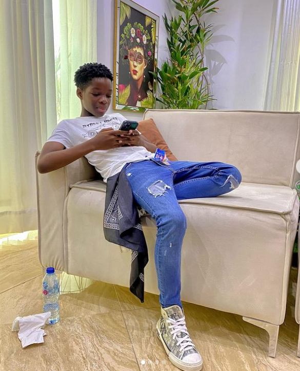 Video shows Wizkid's son, Boluwatife, shopping spree at Zlatan Ibile's ZTTW store