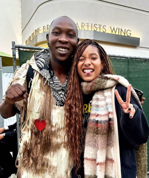 Willow Smith in awe as she meets Seun Kuti