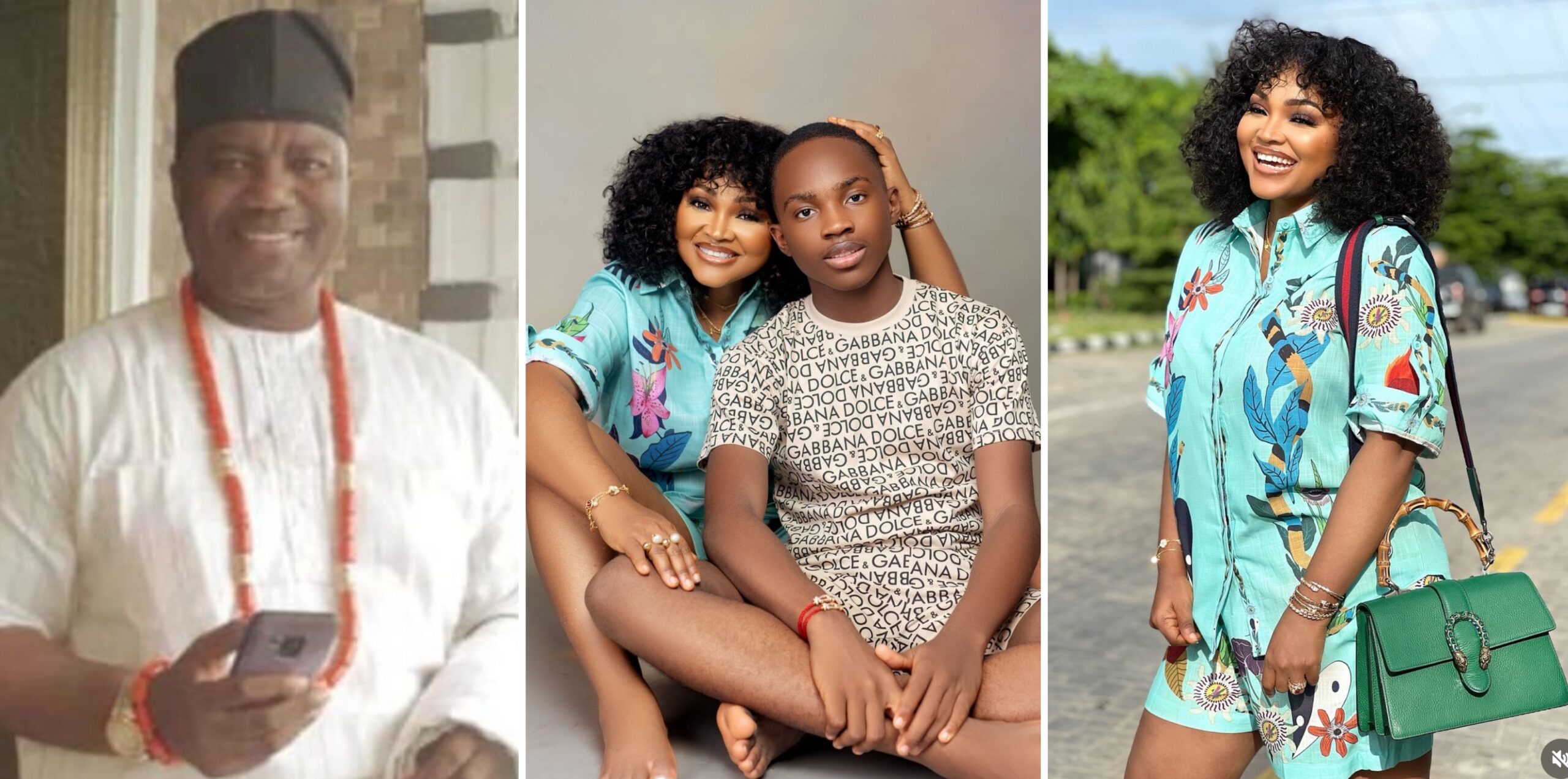 Reactions as Mercy Aigbe’s ex, Lanre Gentry shades actress in birthday message to their son, Juwon