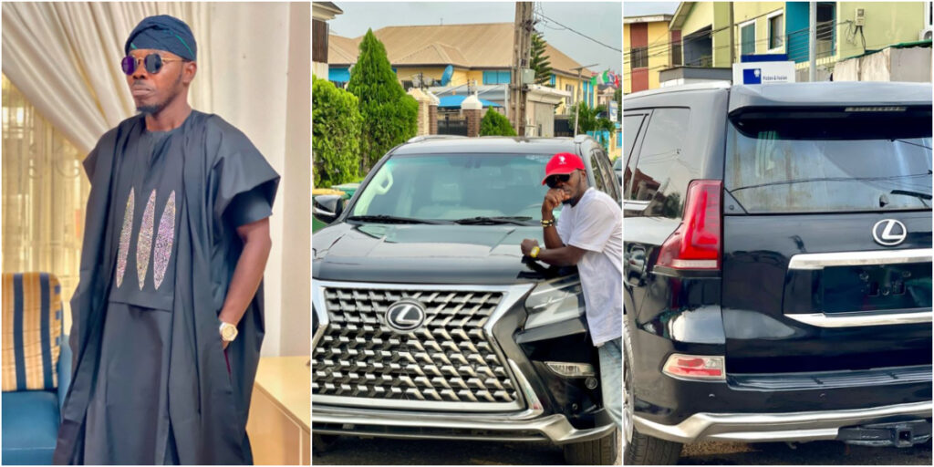 Ijebu celebrates as he acquires new Lexus SUV