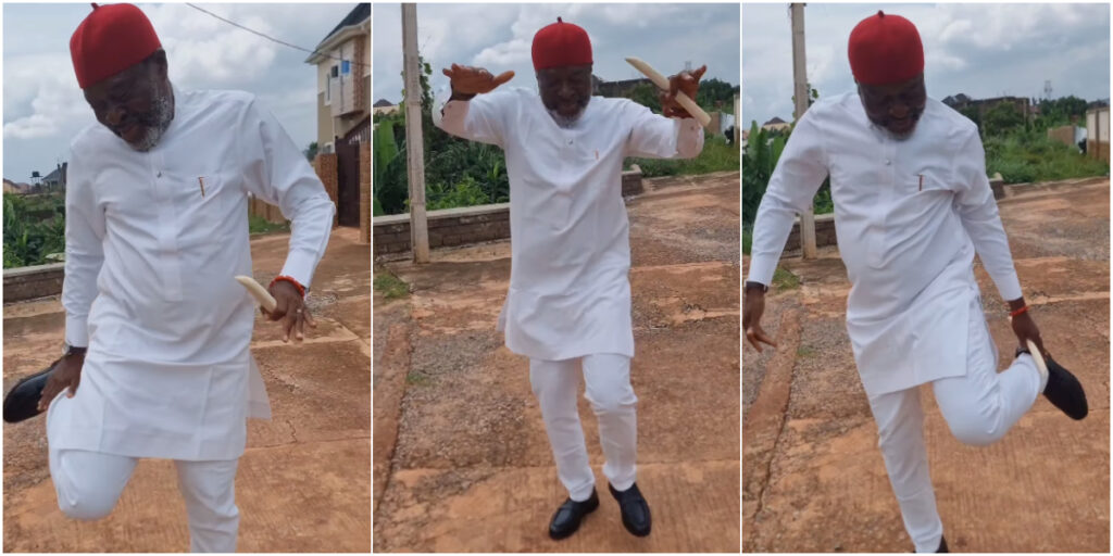 Kanayo O. Kanayo takes on the Gwo Gwo Ngwo dance challenge with style