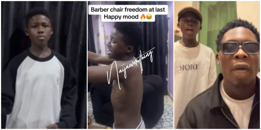 Barber Chair celebrates freedom with money shower and dance party