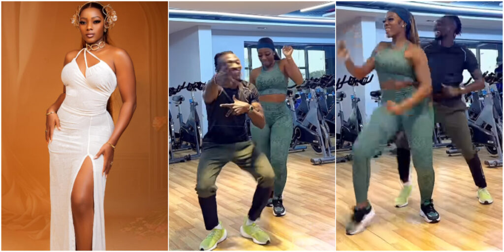 Elsie Okpocha sparks controversy with dance video featuring mystery partner