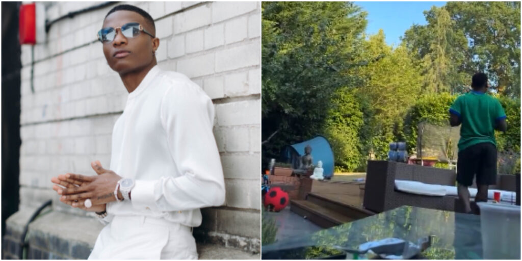 Fans go wild over glimpse of Nigerian singer Wizkid's lavish London estate