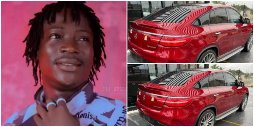 DJ Chicken flaunts his new N70 Million Mercedes Benz GLE online