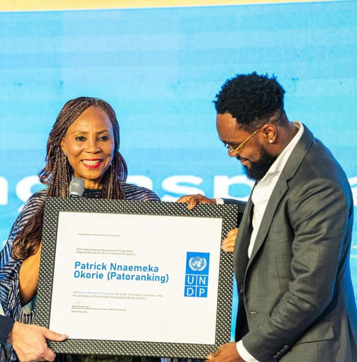 Patoranking celebrates new role as UNDP Goodwill Ambassador for Africa