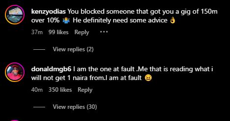 “Kizz is greedy” – Tunde Ednut, others react to alleged reason for Kizz Daniel and Ubi Franklin’s fall out