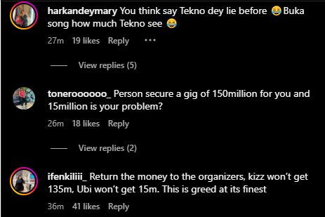 "Kizz is greedy" - Tunde Ednut, others react to alleged reason for Kizz Daniel and Ubi Franklin's fall out