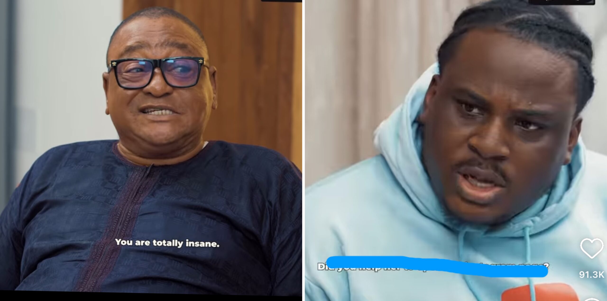 Can you say that nonsense again – Jide Kosoko slams Isbae U over ridiculous question [VIDEO]