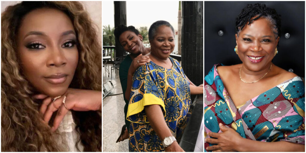 Genevieve Nnaji pays emotional tribute to Onyeka Onwenu following her demise