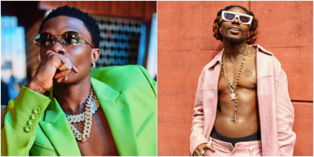 Wizkid shows rare public support for Asake's new album 'Lungu Boy'