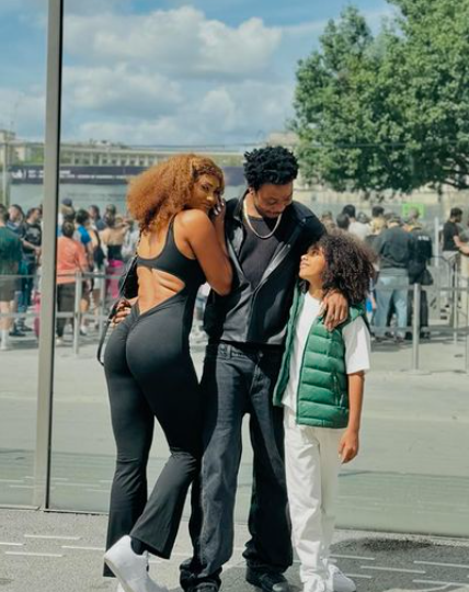 Solidstar shares adorable moment in Paris with fiancée and son during their vacation