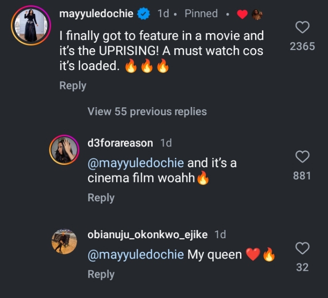 New movie trailer of May Edochie’s nollywood debut leaves her and daughter Danielle buzzing with anticipation