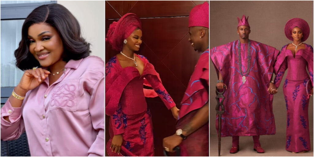 Mercy Aigbe congratulates Priscilla Ojo and Juma Jux on their engagement