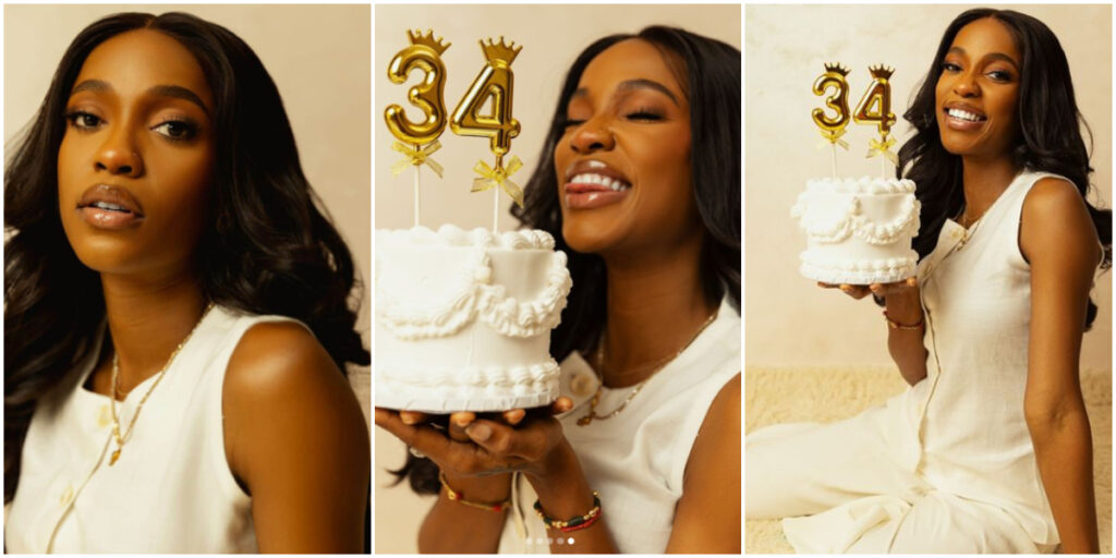 Efe Irele marks 34th birthday with elegant photos