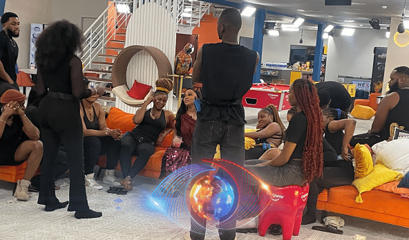 Toke Makinwa flirts with Shaun on Big Brother Naija