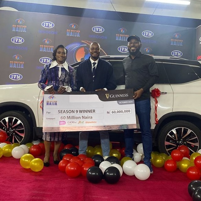 BBNaija s9 winner, Kellyrae receives brand-new SUV, N60 million cash prize