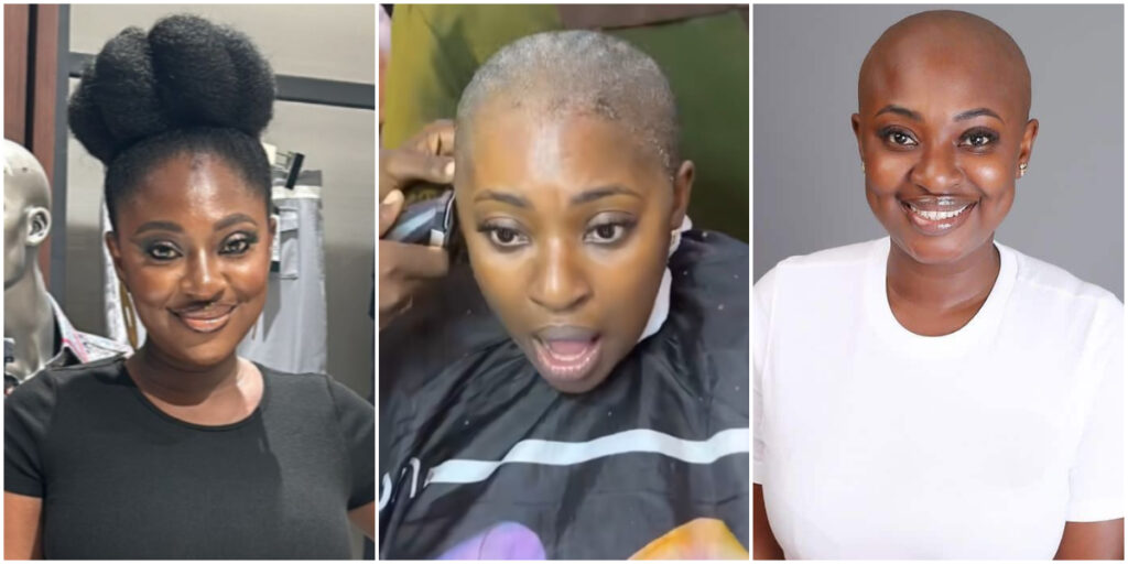 Yvonne Jegede faces mixed reactions after shaving her head to suit a movie role