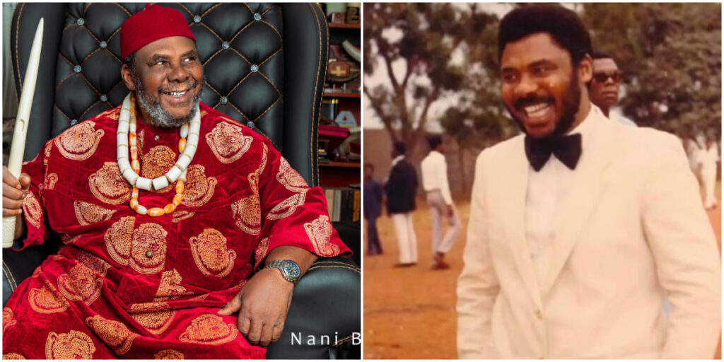 Pete Edochie shares his adorable young photo online