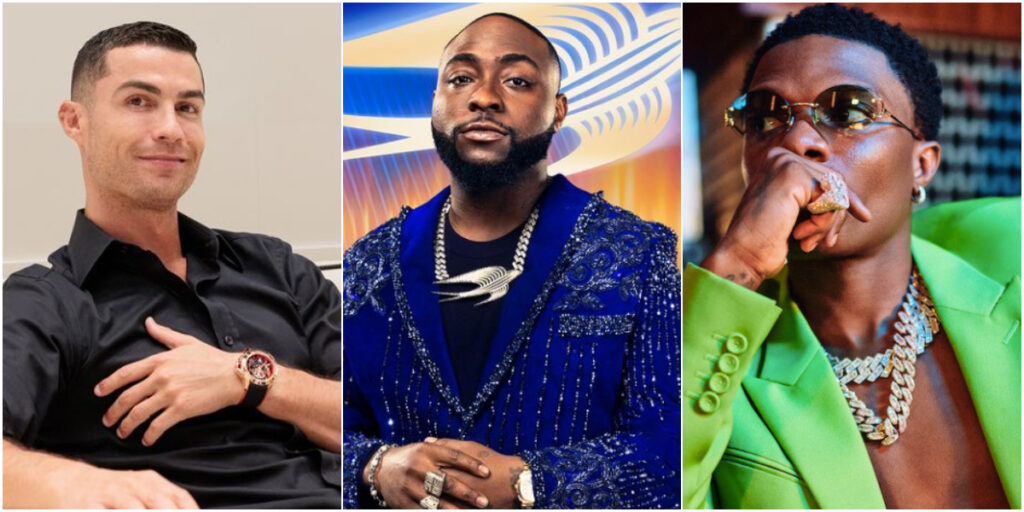 Ronaldo names Davido as his favorite Nigerian singer