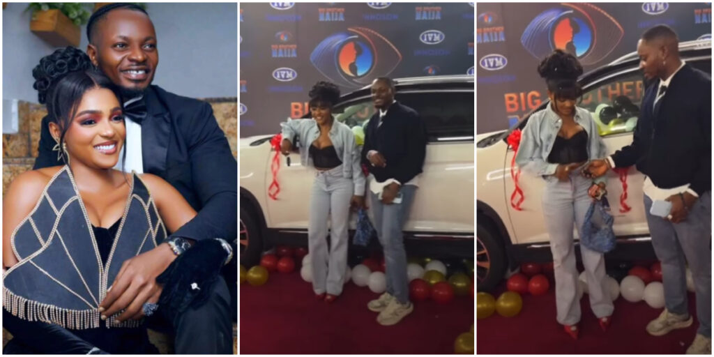 BBNaija winner Kellyrae wows fans with heartwarming gesture for wife Kassia