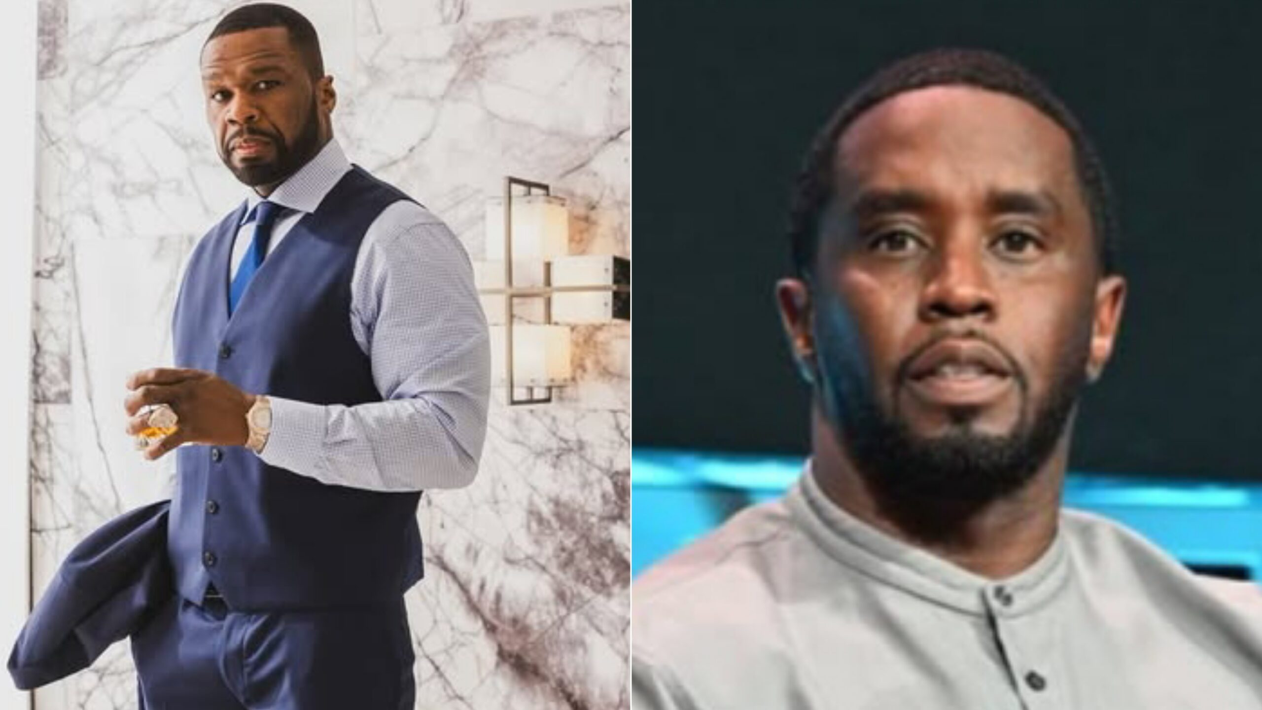 50 Cent breaks silence on r@pe allegations against Diddy