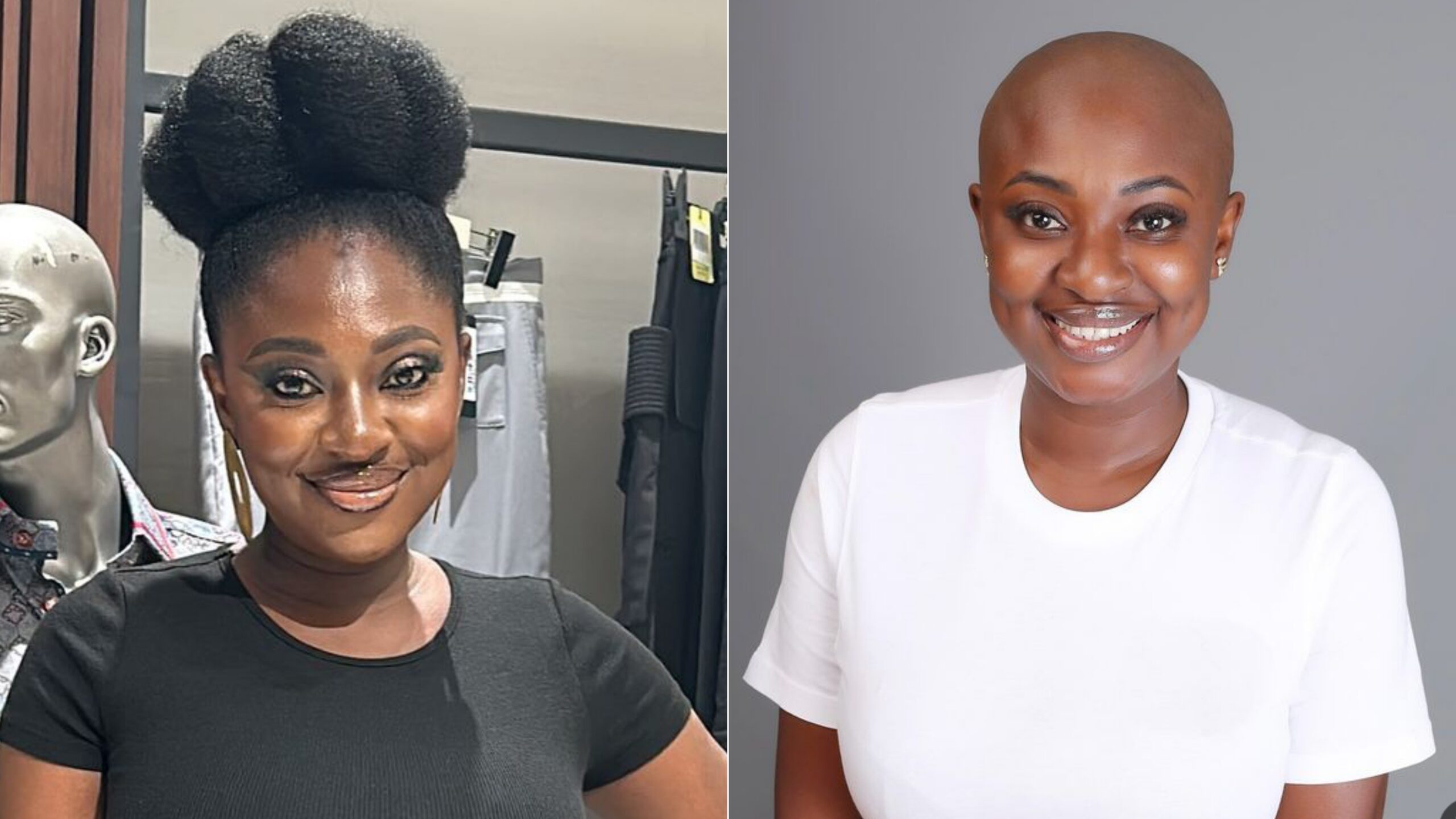 Yvonne Jegede goes bald for a new movie role