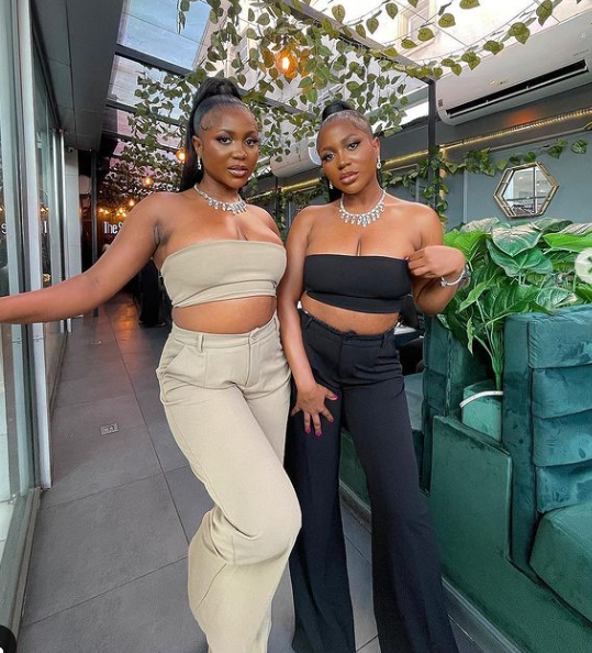  BBNaija twins Wanni and Handi slammed over their daring outfit to Toke Makinwa’s party