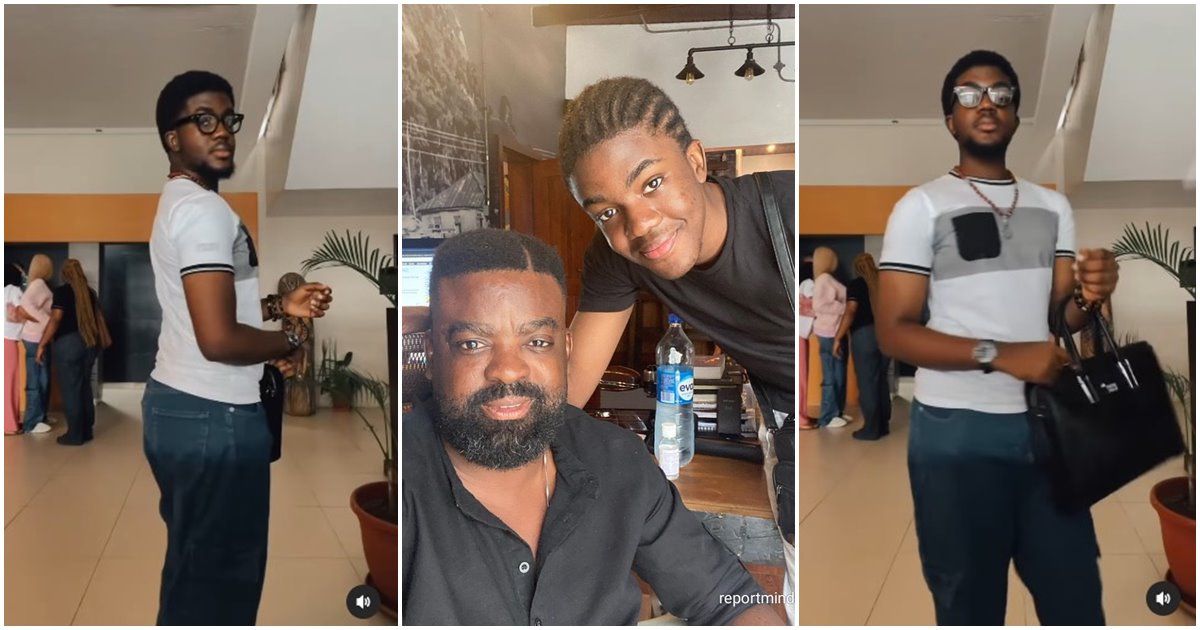 New video of Kunle Afolayan’s son, Dieko behaving feminine gets people talking