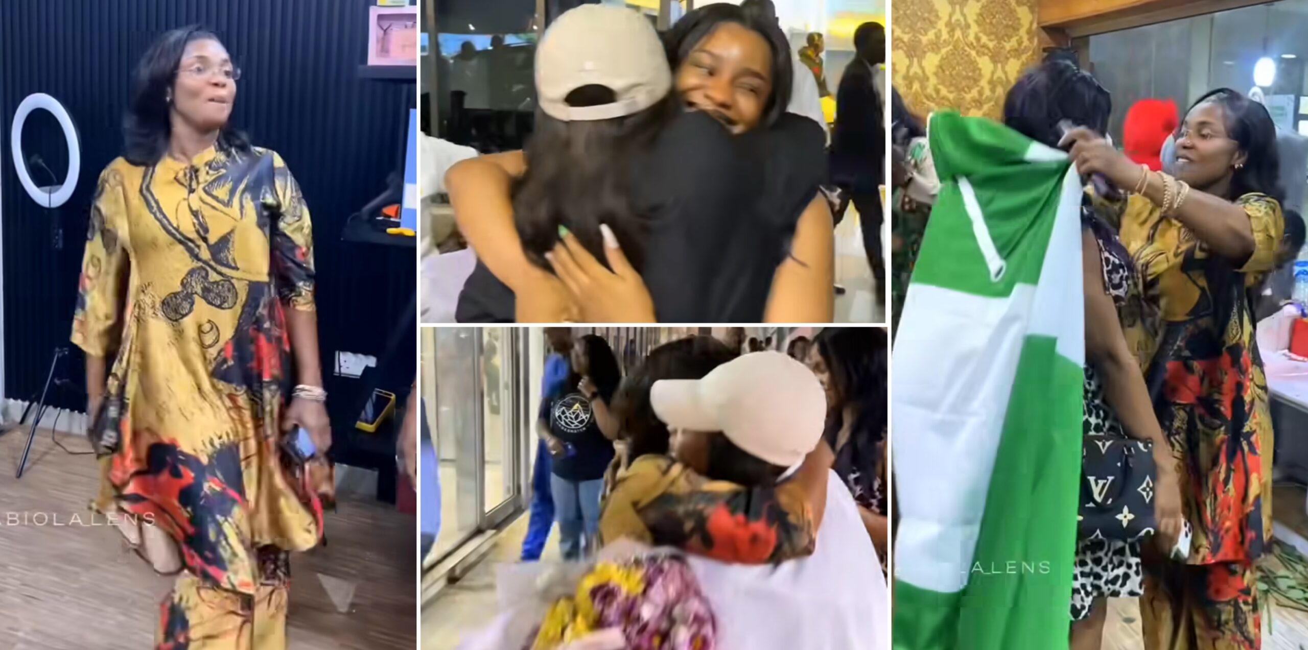 Iyabo Ojo warmly welcomes in-law to Nigeria [VIDEO]