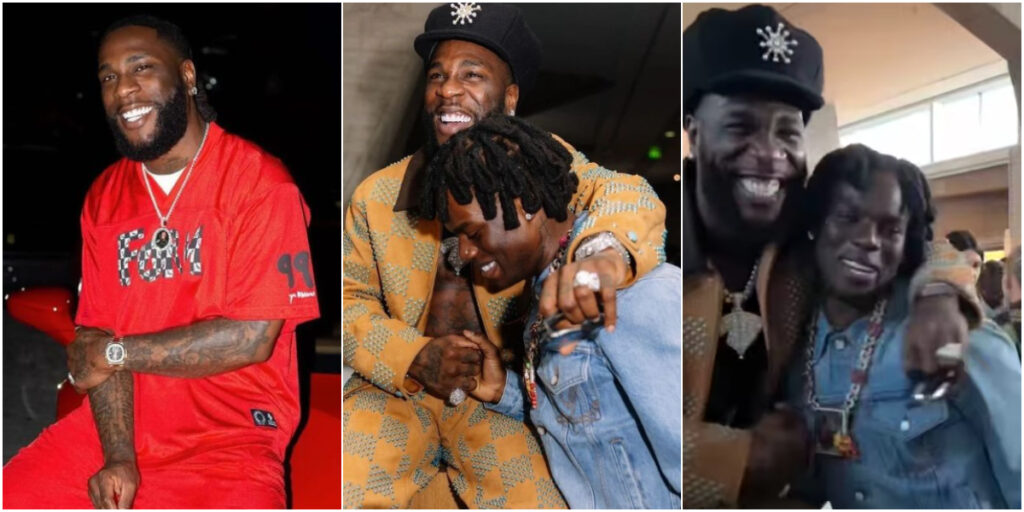 Fans go wild as Burna Boy and Rema exchange pleasantries