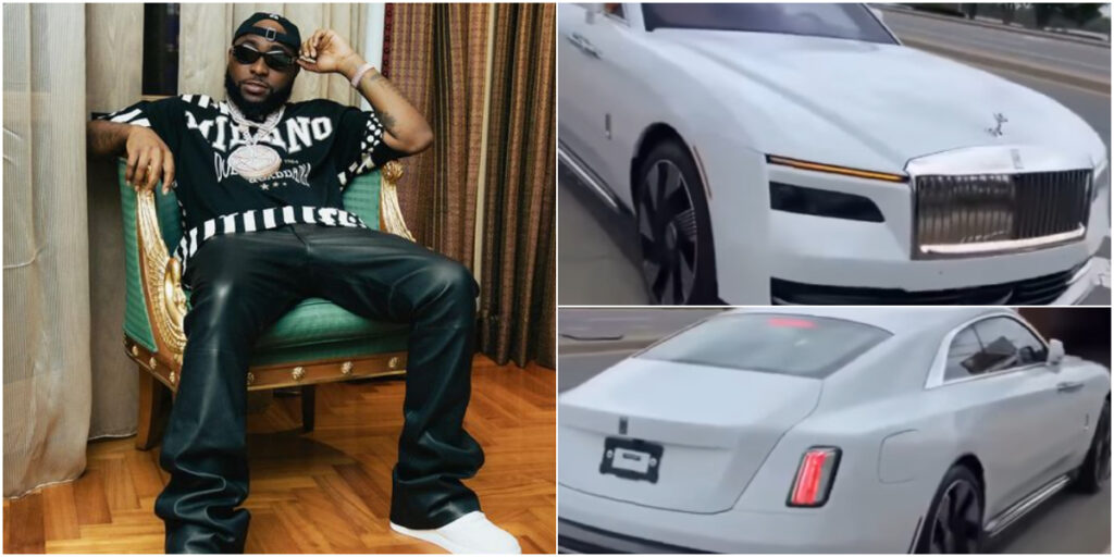 Davido reportedly buys new 2024 Rolls-Royce