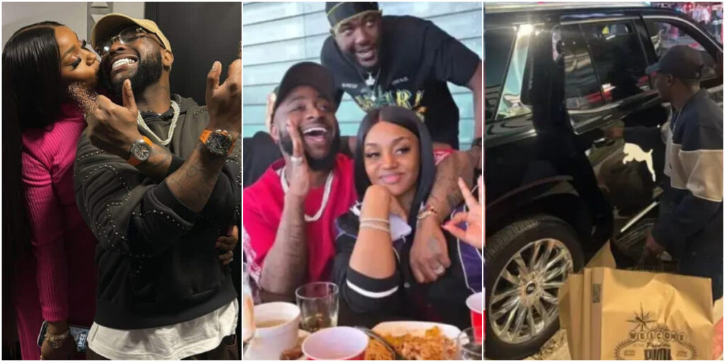 Fans go wild over Davido and Chioma Adeleke's affectionate videos from Las Vegas