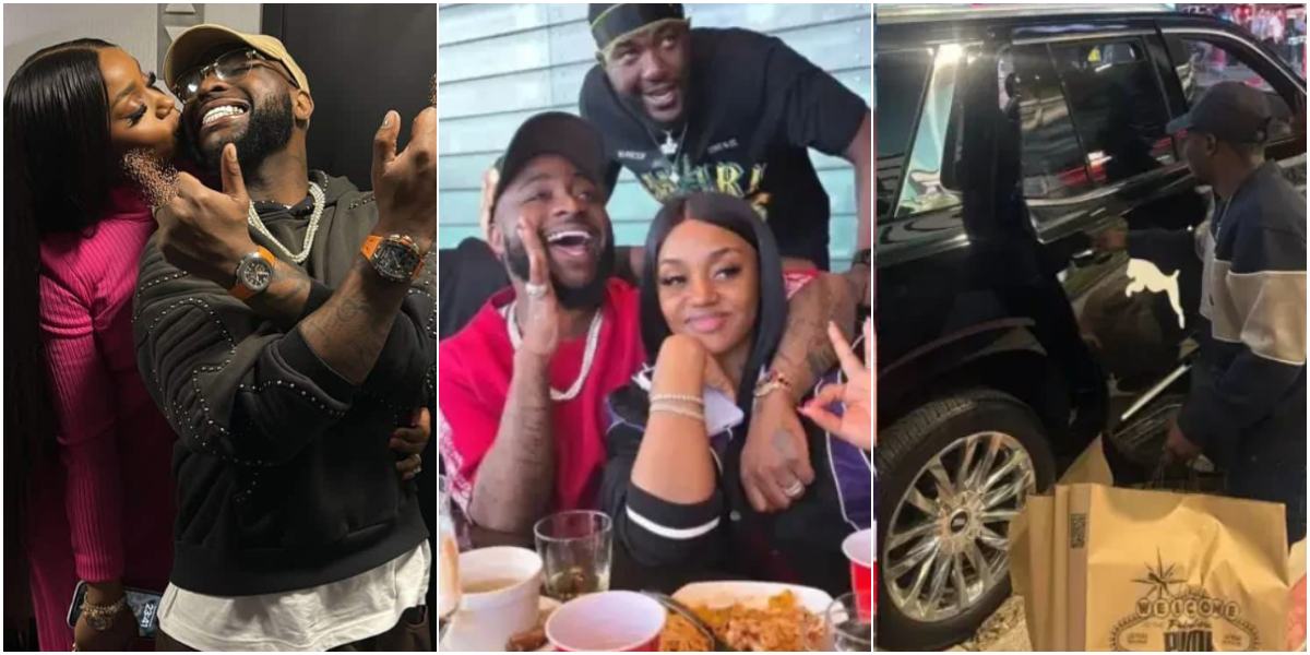 Davido and Chioma share romantic moment in Las Vegas with fans