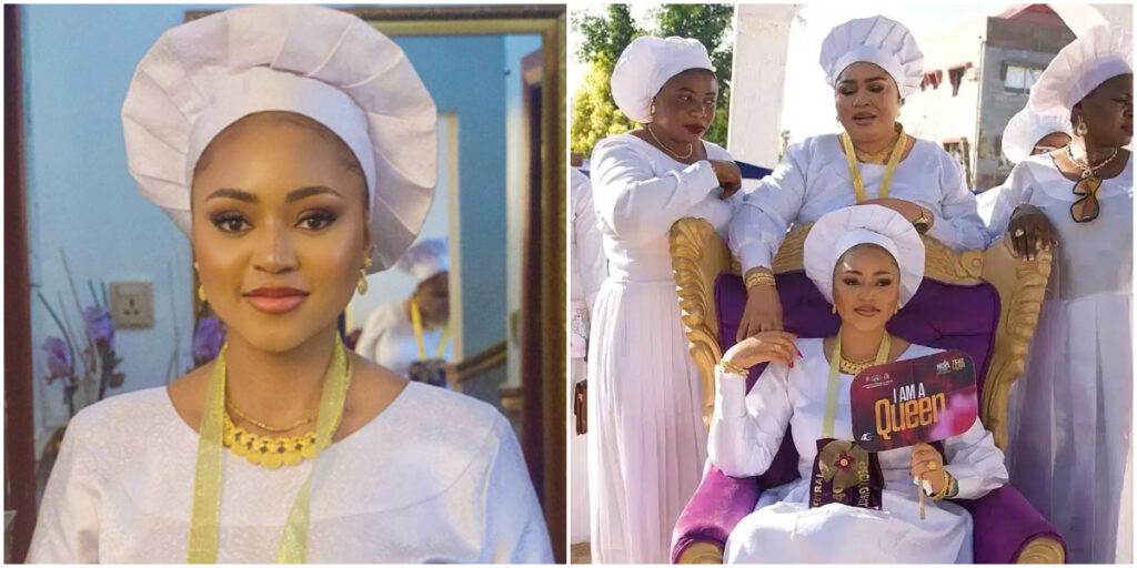 Regina Daniels and mother donate ₦2.5M to Abuja church