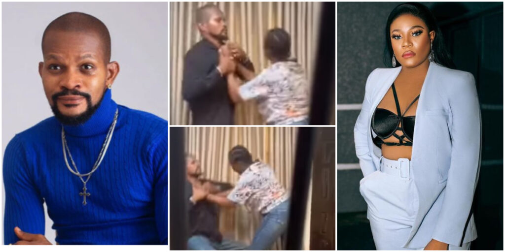 Chioma Ukeaja and Uche Maduagwu clash on set, video goes viral