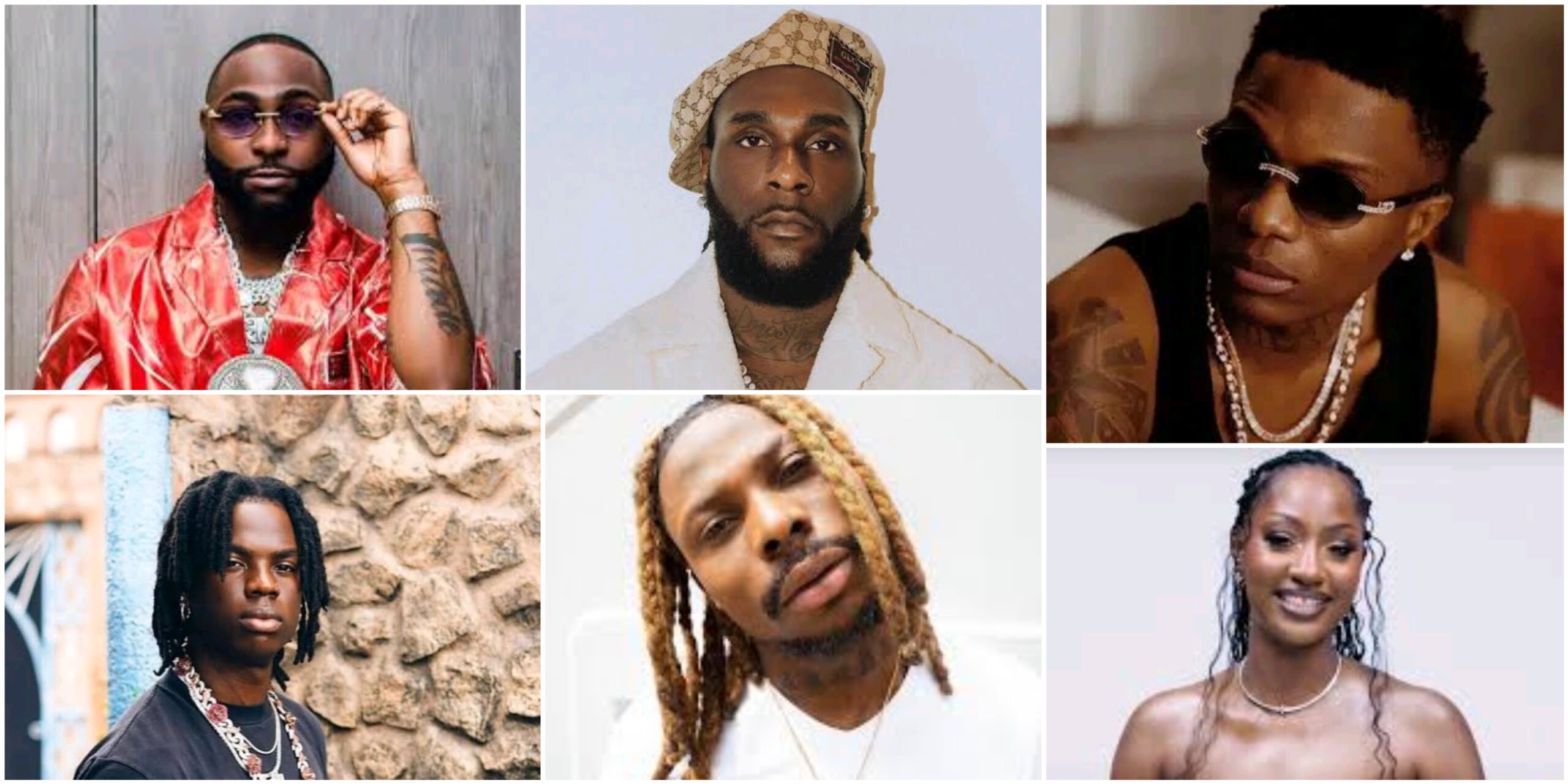 Burna Boy, Davido, Wizkid, Asake, Rema, others bag nominations