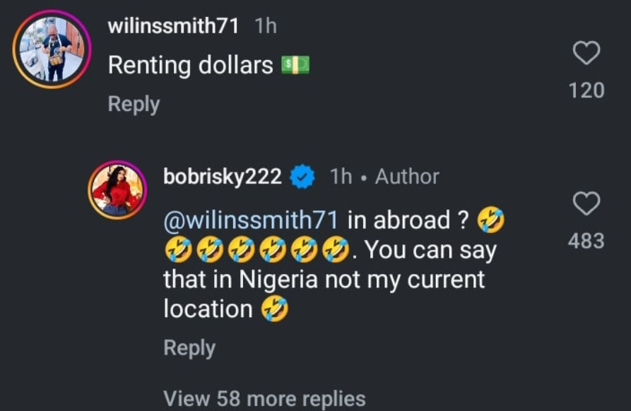 Bobrisky responds to accusations of renting dollars to flaunt online