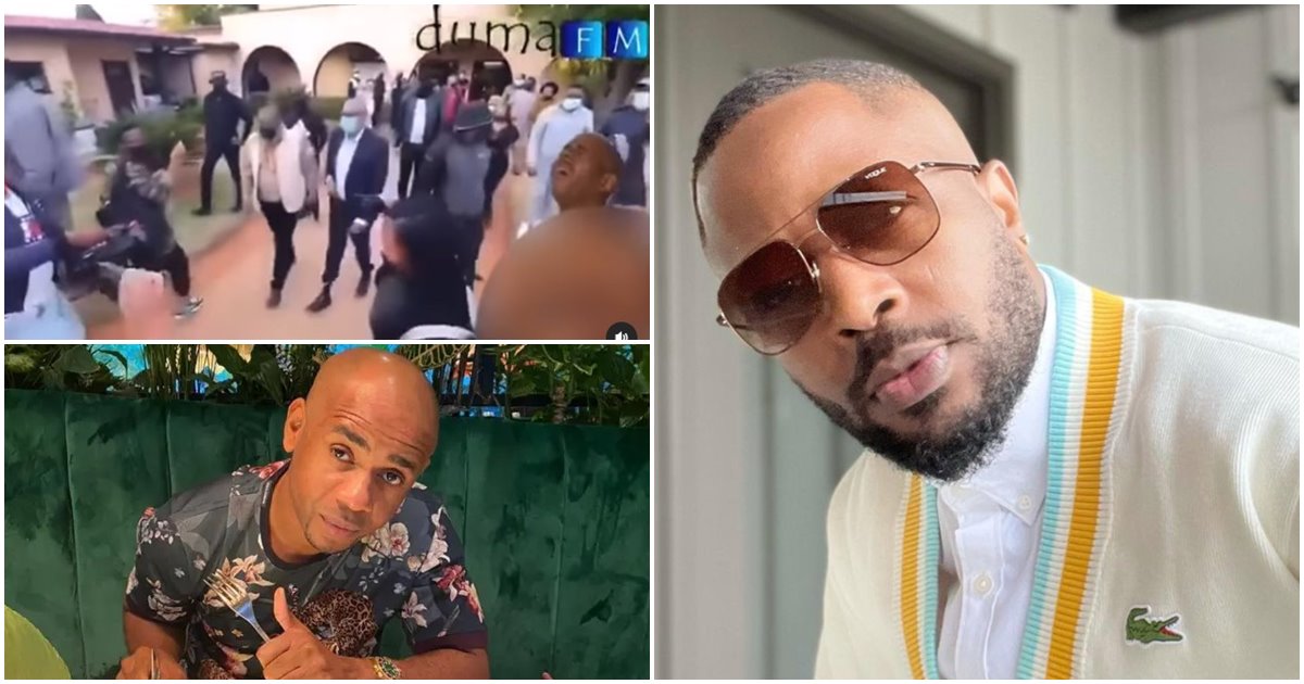 Tunde Ednut, Destiny Etiko, others reacts to video of Baltasar Engonga in court, legs bound with chain