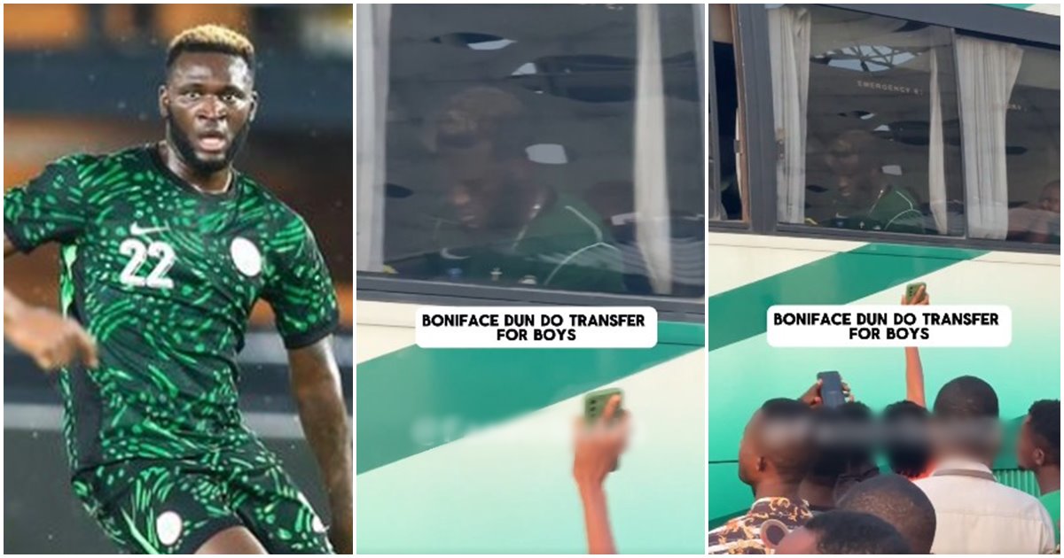 Video of Victor Boniface reportedly transferring money to fans goes viral