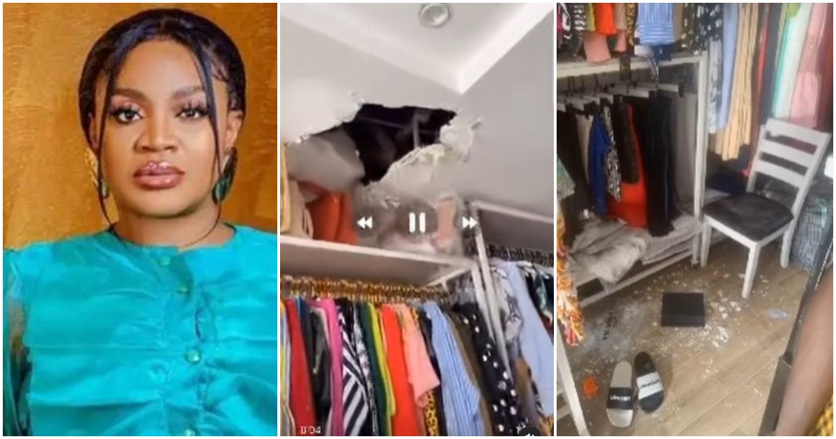 Uche Ogbodo reportedly loses goods worth over N20M to burglars (Video)