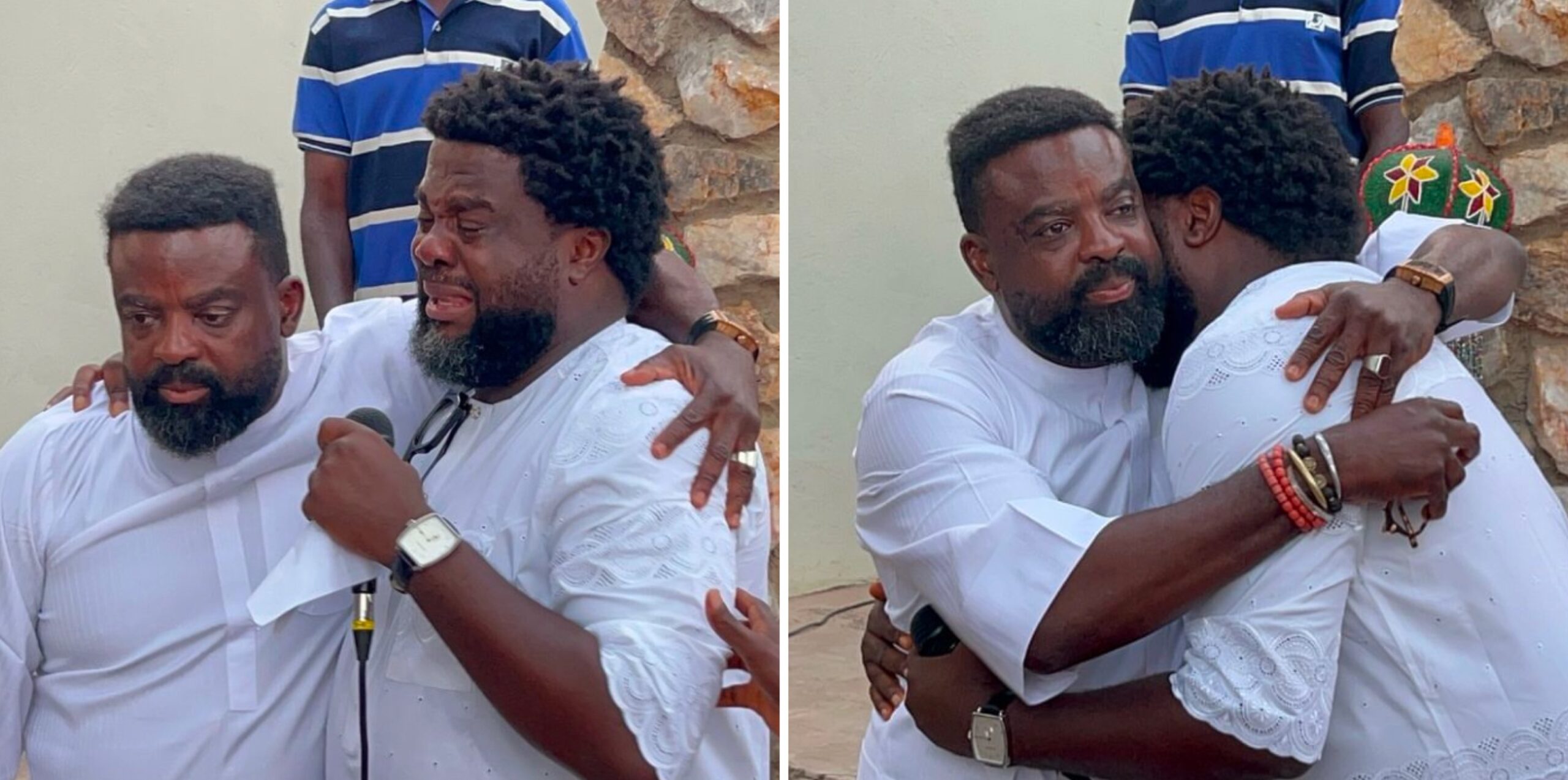 I am Aremu’s father, not brother – Kunle Afolayan breaks silence following reconciliation [VIDEO]