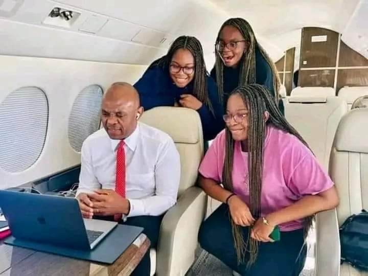 Tony Elumelu celebrates triplets as they turn 18